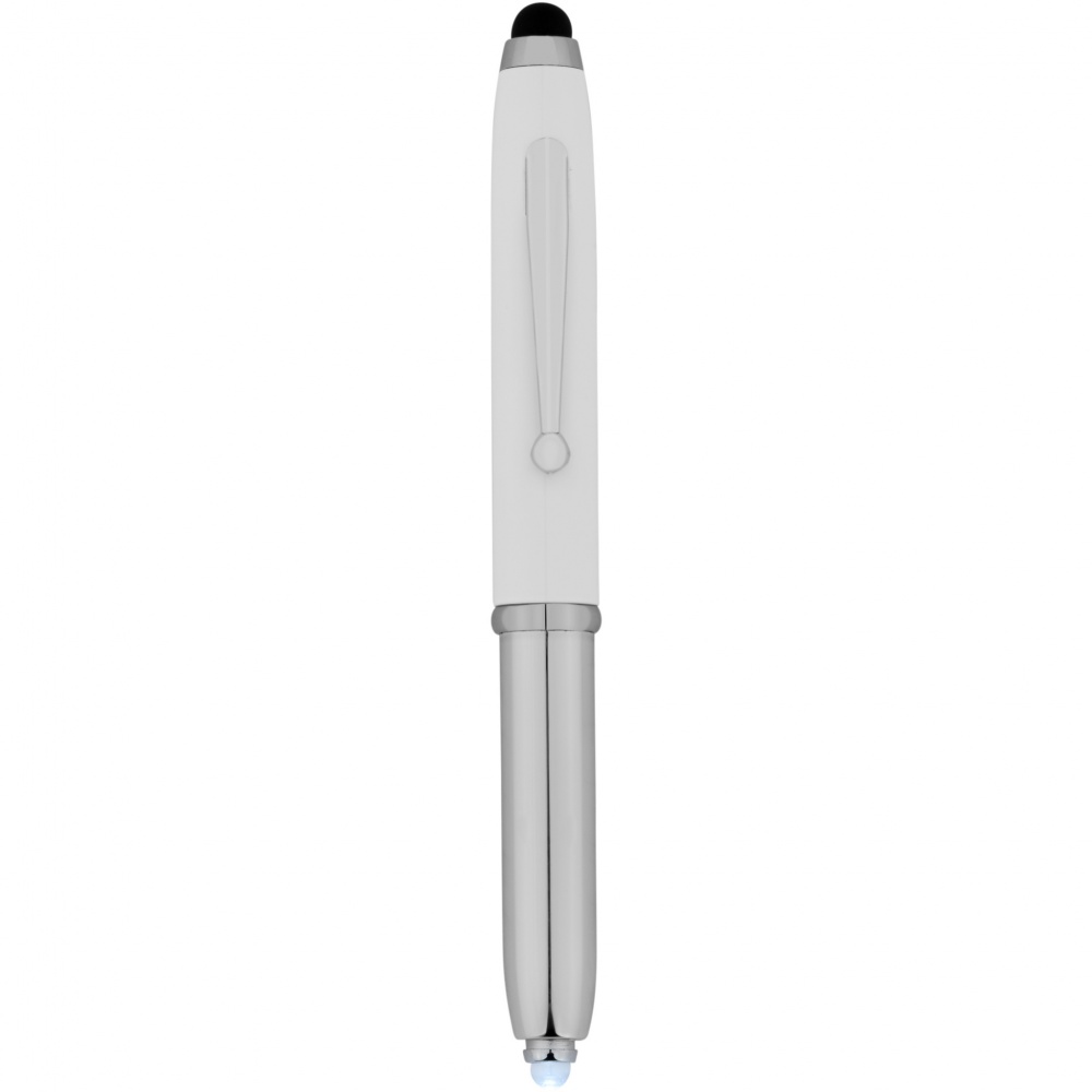 Logotrade promotional products photo of: Xenon stylus ballpoint pen with LED light