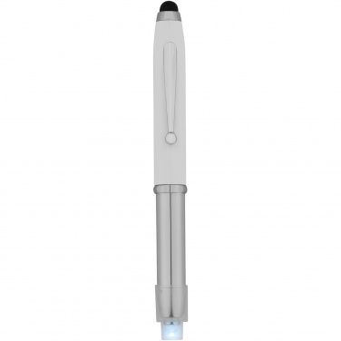 Logo trade corporate gift photo of: Xenon stylus ballpoint pen with LED light