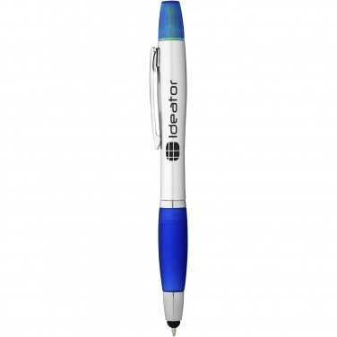 Logo trade promotional products picture of: Nash stylus ballpoint pen and highlighter