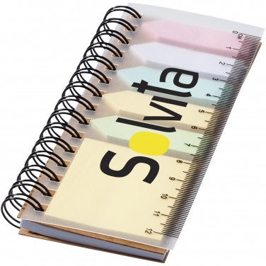 Logotrade promotional gifts photo of: Spinner spiral notebook with coloured sticky notes