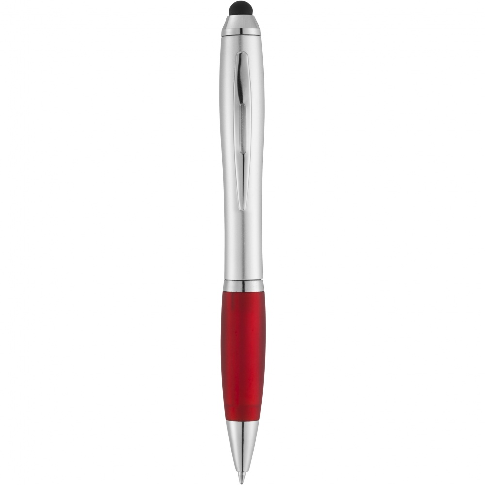 Logotrade promotional item picture of: Nash stylus ballpoint with coloured grip