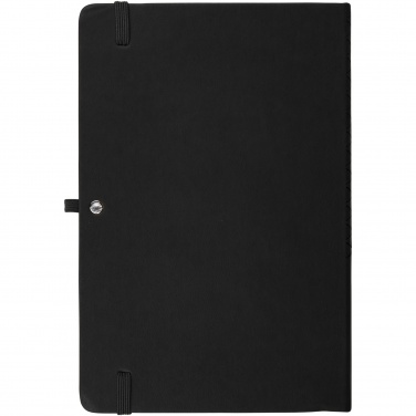 Logo trade promotional giveaways picture of: Theta A5 hard cover notebook