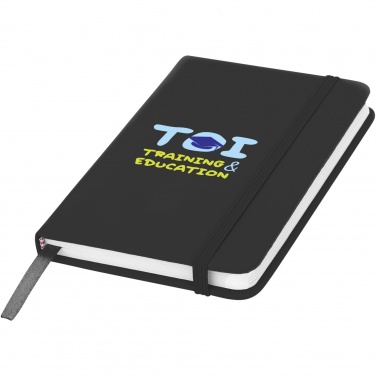 Logo trade promotional products image of: Spectrum A6 hard cover notebook