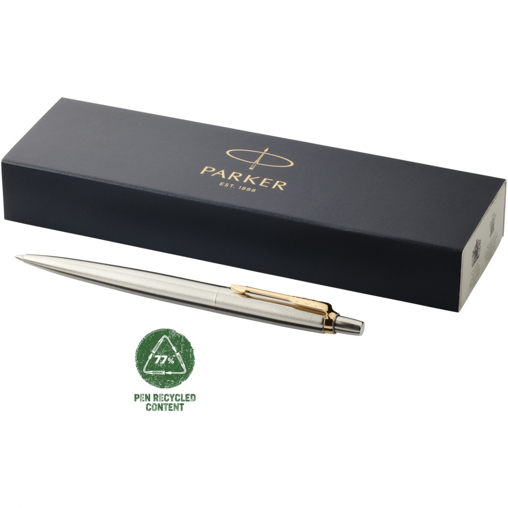 Logo trade business gifts image of: Parker Jotter SS ballpoint pen