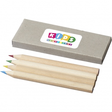 Logotrade corporate gift picture of: Tullik 4-piece coloured pencil set