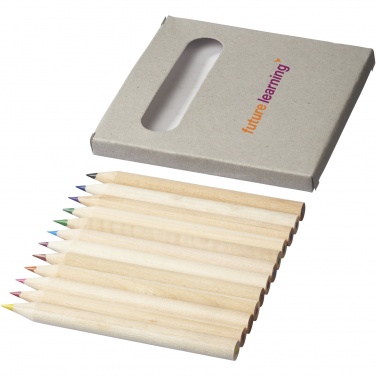 Logo trade promotional giveaways picture of: Tallin 12-piece coloured pencil set