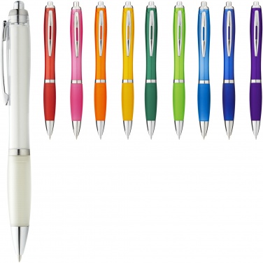 Logotrade advertising products photo of: Nash ballpoint pen coloured barrel and grip