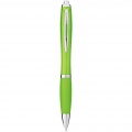 Nash ballpoint pen coloured barrel and grip, Lime