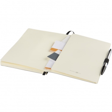 Logo trade corporate gifts image of: Revello A5 soft cover notebook