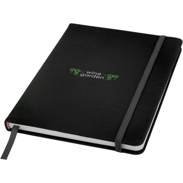 Logo trade corporate gifts image of: Spectrum A5 notebook with blank pages