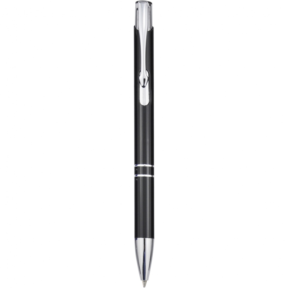 Logo trade advertising products image of: Moneta aluminium click ballpoint pen