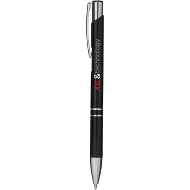 Logo trade promotional giveaway photo of: Moneta aluminium click ballpoint pen