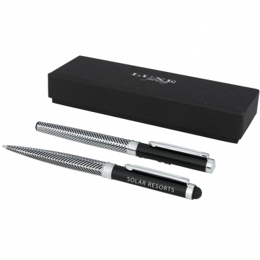 Logo trade promotional gift photo of: Empire duo pen gift set