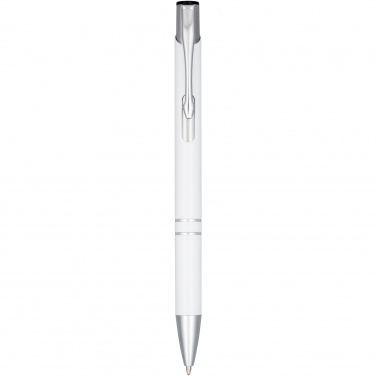 Logo trade promotional gift photo of: Moneta anodized aluminium click ballpoint pen