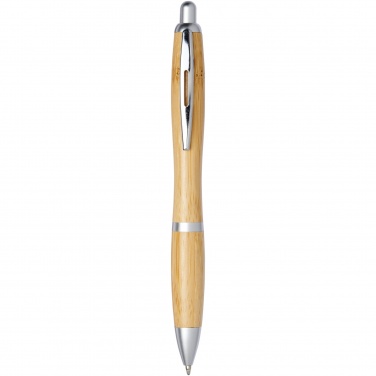 Logo trade business gift photo of: Nash bamboo ballpoint pen