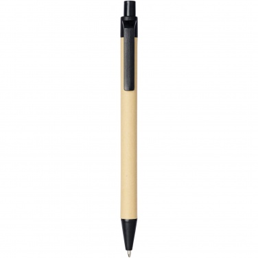 Logo trade promotional products picture of: Berk recycled carton and corn plastic ballpoint pen