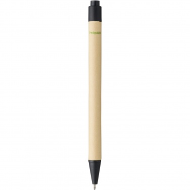 Logotrade promotional merchandise photo of: Berk recycled carton and corn plastic ballpoint pen