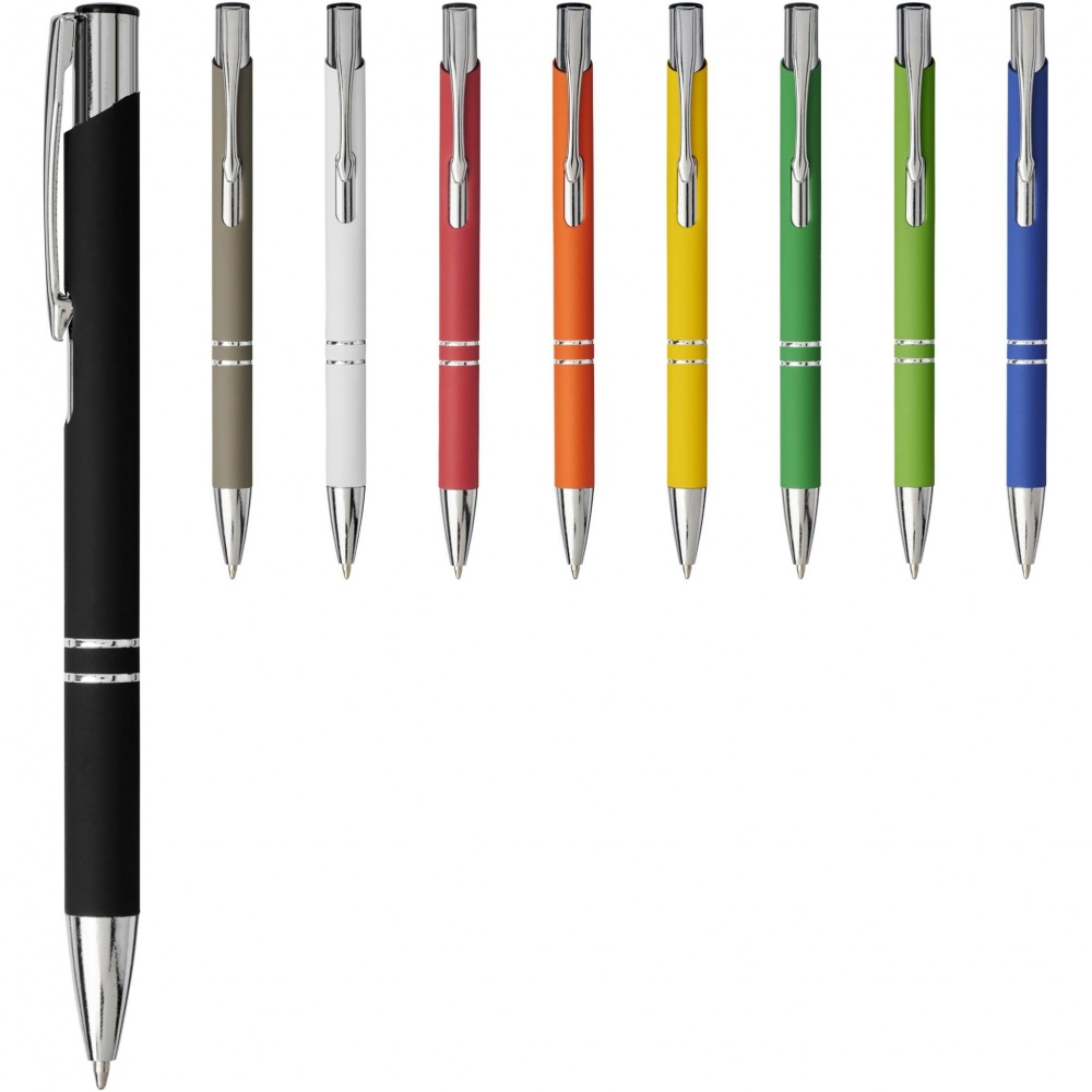 Logotrade promotional gift picture of: Moneta soft touch ballpoint pen