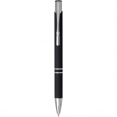 Logo trade promotional giveaways image of: Moneta soft touch ballpoint pen