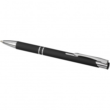 Logo trade corporate gifts image of: Moneta soft touch ballpoint pen