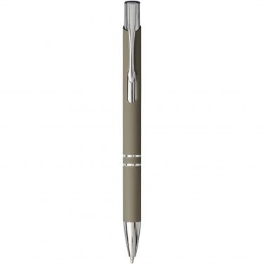 Logo trade promotional products picture of: Moneta soft touch ballpoint pen