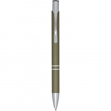 Logo trade promotional products image of: Moneta soft touch ballpoint pen