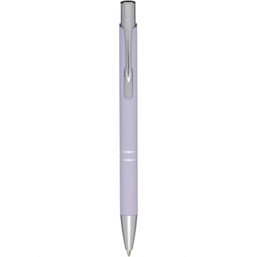 Logo trade promotional merchandise picture of: Moneta soft touch ballpoint pen