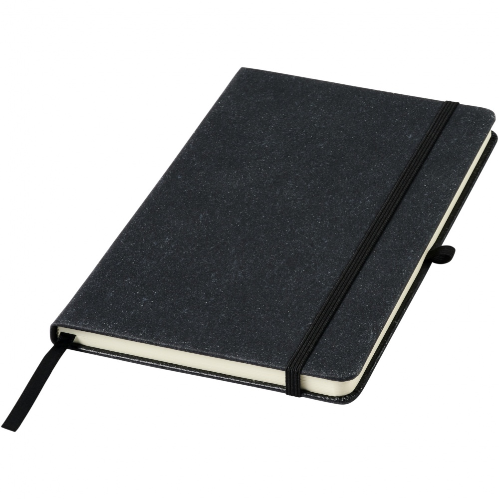 Logo trade promotional merchandise picture of: Atlana leather pieces notebook