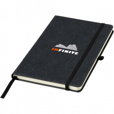 Logo trade promotional product photo of: Atlana leather pieces notebook