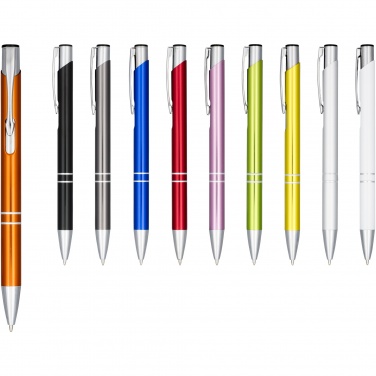 Logotrade promotional product image of: Moneta anodized aluminium click ballpoint pen