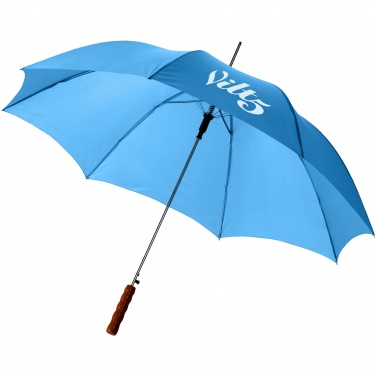 Logo trade advertising product photo of: Lisa 23" auto open umbrella with wooden handle