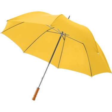 Logo trade promotional merchandise picture of: Karl 30" golf umbrella with wooden handle