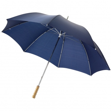 Logo trade corporate gifts image of: Karl 30" golf umbrella with wooden handle