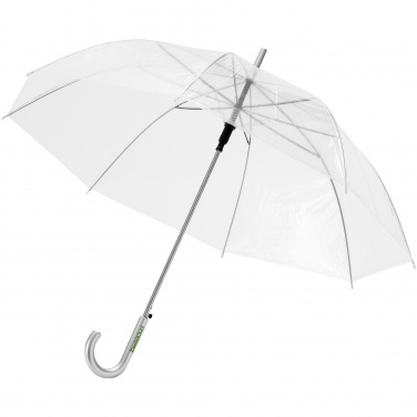 Logo trade promotional merchandise picture of: Kate 23" transparent auto open umbrella