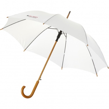 Logotrade promotional item picture of: Kyle 23" auto open umbrella wooden shaft and handle