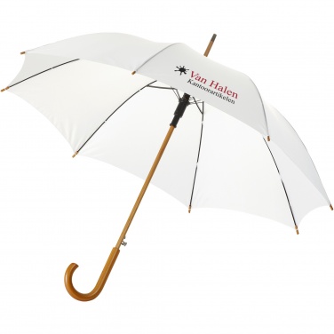 Logotrade promotional merchandise picture of: Kyle 23" auto open umbrella wooden shaft and handle