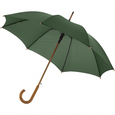 Logotrade promotional merchandise image of: Kyle 23" auto open umbrella wooden shaft and handle