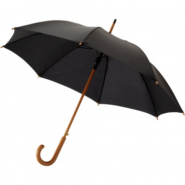 Logotrade promotional item picture of: Kyle 23" auto open umbrella wooden shaft and handle