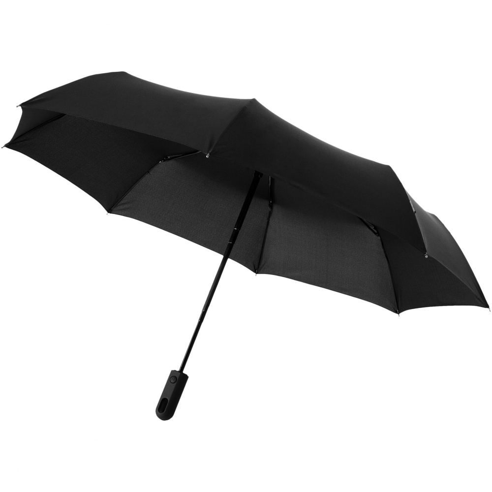 Logo trade corporate gifts picture of: Trav 21.5" foldable auto open/close umbrella