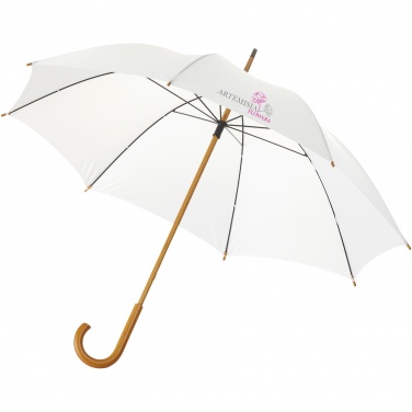 Logotrade promotional item image of: Jova 23" umbrella with wooden shaft and handle