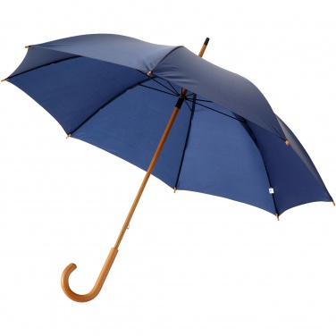 Logo trade advertising products picture of: Jova 23" umbrella with wooden shaft and handle