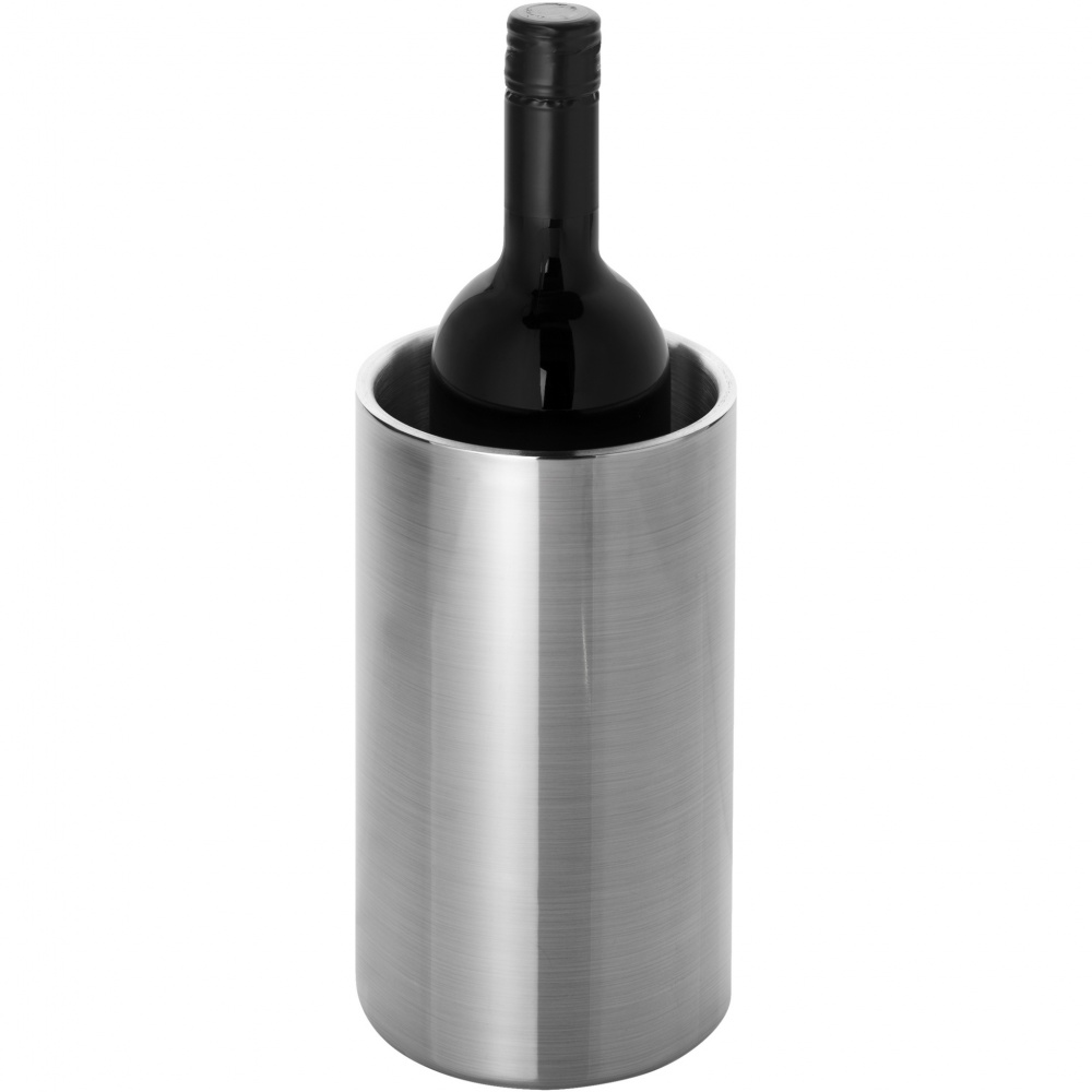 Logo trade promotional item photo of: Cielo double-walled stainless steel wine cooler