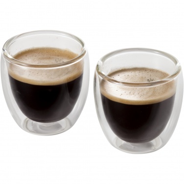 Logotrade promotional merchandise photo of: Boda 2-piece glass espresso cup set