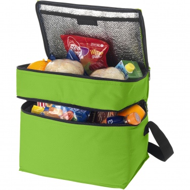 Logotrade promotional items photo of: Oslo 2-zippered compartments cooler bag 13L