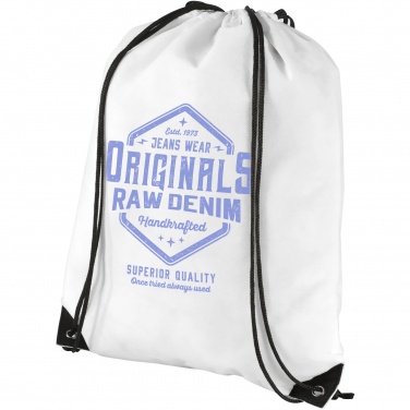 Logo trade promotional merchandise photo of: Evergreen non-woven drawstring bag 5L