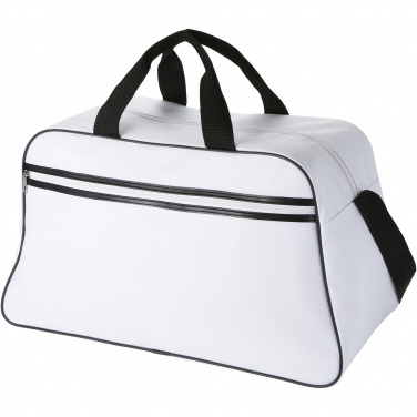 Logo trade corporate gift photo of: San Jose 2-stripe sports duffel bag 30L