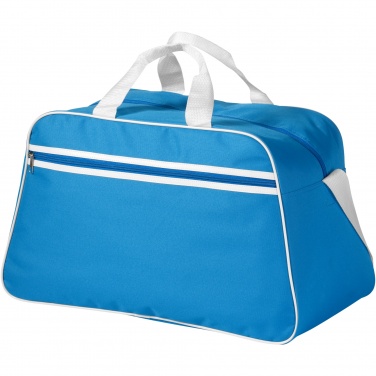 Logo trade promotional gifts picture of: San Jose 2-stripe sports duffel bag 30L