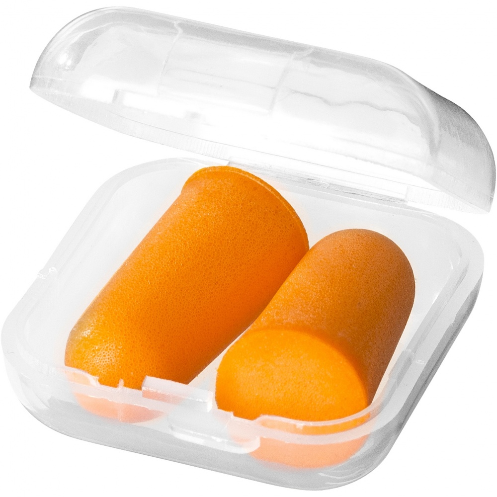 Logo trade promotional items picture of: Serenity earplugs with travel case