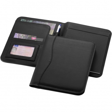 Logo trade promotional item photo of: Ebony A5 portfolio