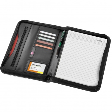 Logo trade promotional products picture of: Ebony A4 zippered portfolio